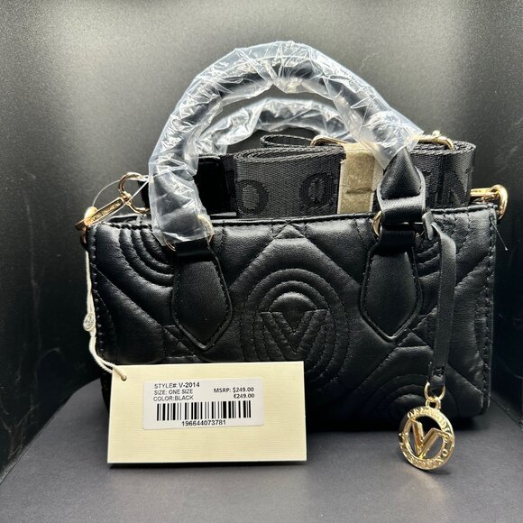 Valentino Orlandi‎ Quilted Purse in Black - NWT - Picture 2 of 4